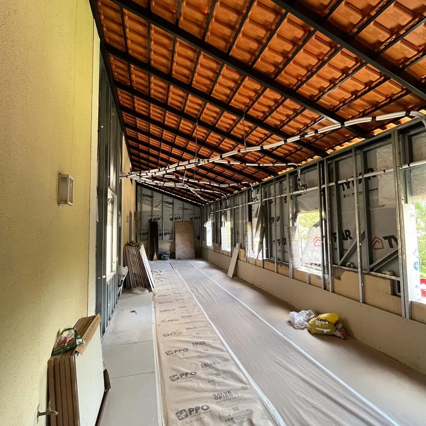 Obra em andamento gerenciada pela Above Engenharia